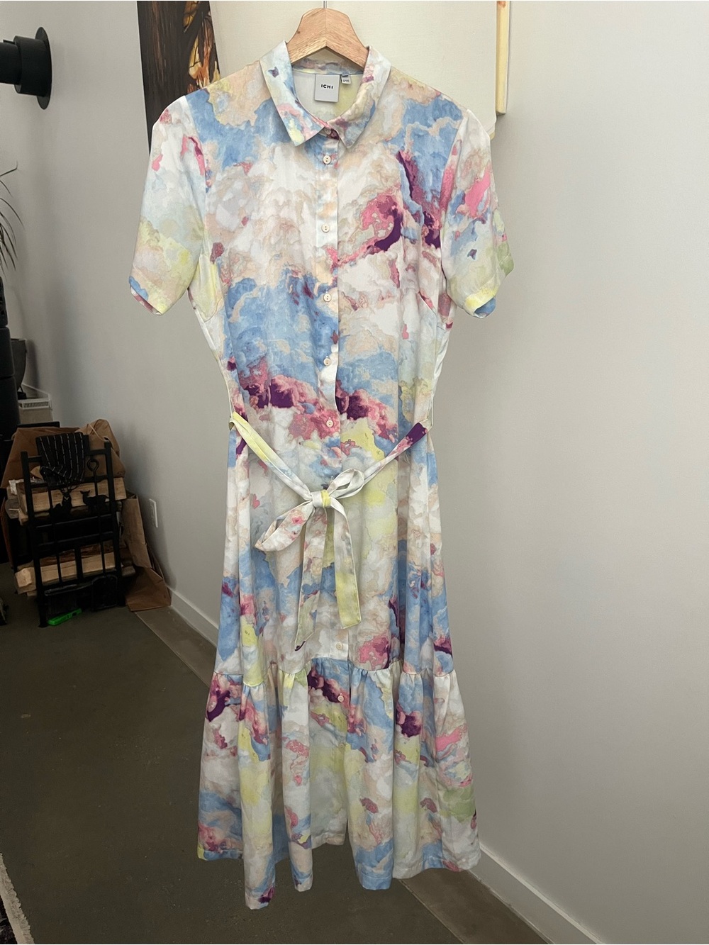 ICHI Cloudy Dress - Picture 3 of 7